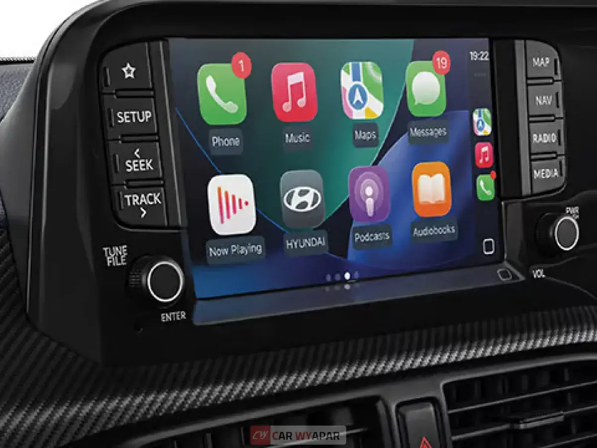 8-inch touchscreen infotainment system with wireless smartphone connectivity.